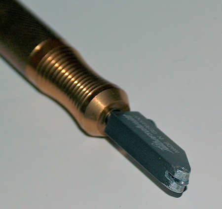 роликовый стеклорез со смазкой